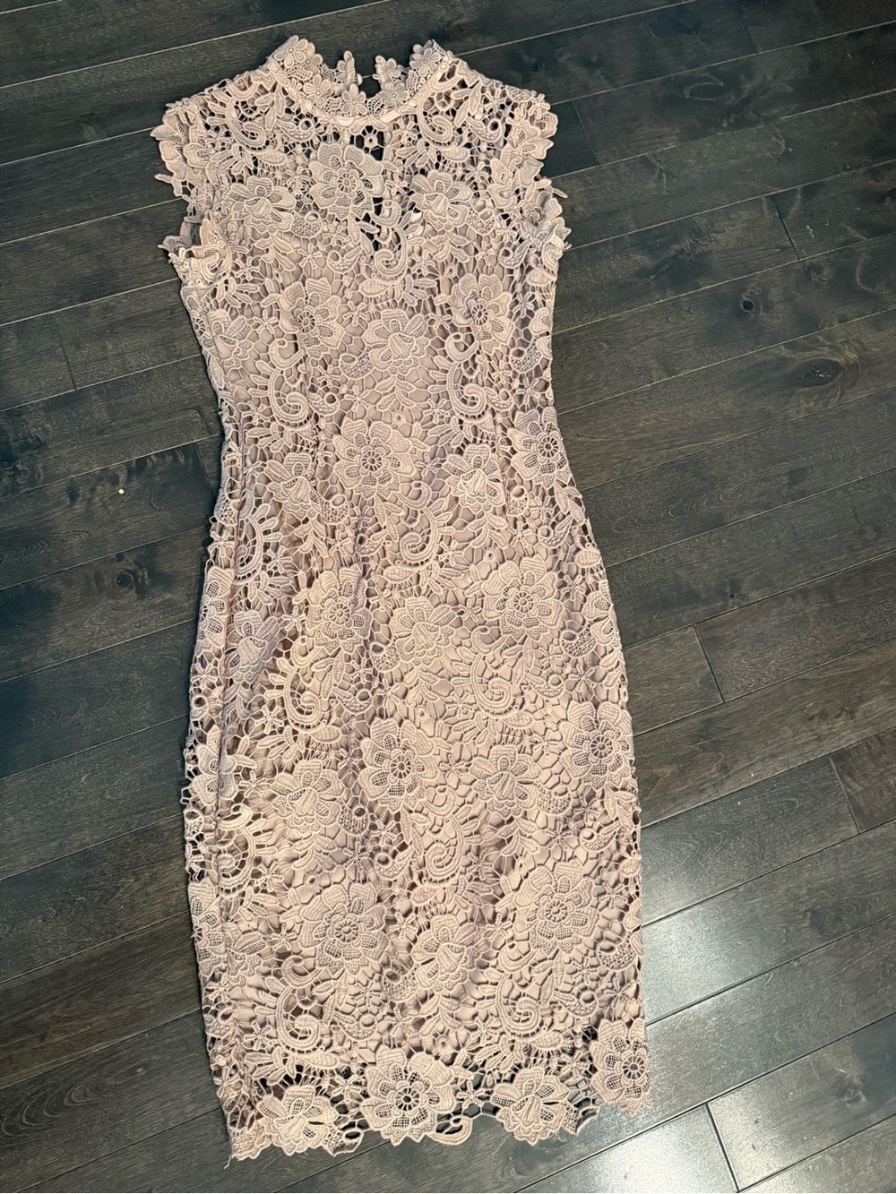 Paper Dolls Floral Lace Midi Dress